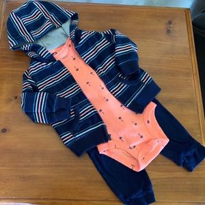 🎉Host Pick🎉 Carter’s 3 piece outfit - size 9 mo